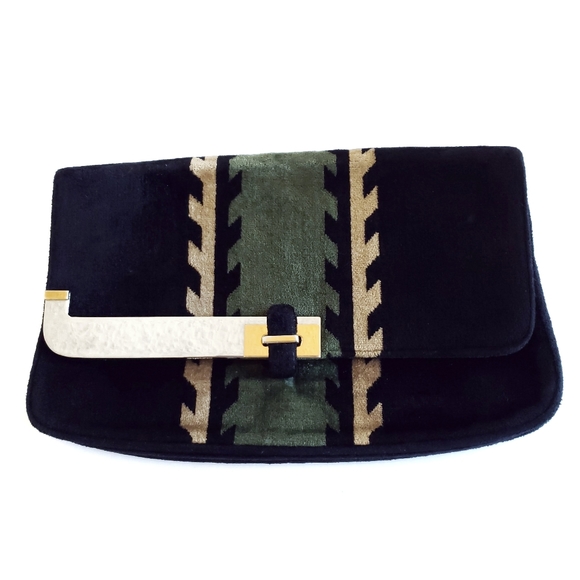 Morando Handbags - Andrea MORANDO boho aztec tribal clutch bag purse